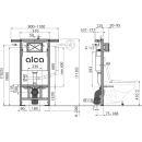 Alcadrain Vorwandinstallationssystem für Trockenbau...