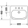 Duravit Waschtisch D-Code mit Überlauf, 1 Hahnloch 600x460mm weiß