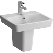 Vitra 2.0 Waschtisch HL mi. 500x460mm mit Überlaufloch weiß