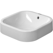 Duravit Aufsatzwaschtisch Happy D.2 400mm m. ÜL o. HLB geschliffen weiß