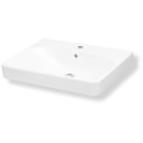 Geberit M100 E-Waschtisch eckige Form 600x480mm weiß