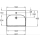 Geberit M100 E-Waschtisch eckige Form 600x480mm weiß