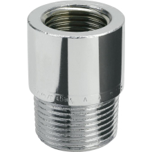 Viega Reduzierstück rund AG/IG, 1/2" x 3/4" chr.