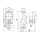 Wilo 25/0,5-4 180mm Nassläufer-Premium-Hocheffizienzpumpe Stratos PICO plus