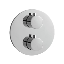Herzbach LIVING Thermostat-Farbset 1 Verbraucher rund rund Chrom