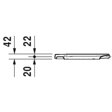Duravit WC-Sitz Starck 3 Scharniere Edelstahl weiß