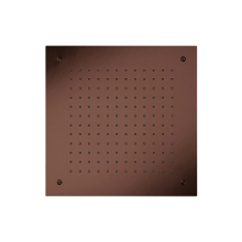 Herzbach LIVING SPA Deckeneinbau-Regenbrause 500x500mm Copper Steel
