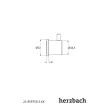 Herzbach DESIGN iX PVD Ventil 2-/3-Wegeumst. Farbset Copper Steel