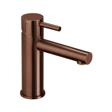 Herzbach DESIGN iX PVD WT-Einlochbatt. M-Size mit Ablauf Copper Steel