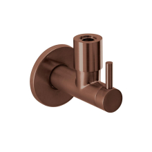 Herzbach LIVING Eckventil rund Copper Steel