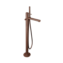 Herzbach DESIGN iX PVD Wanneneinlaufsäule Copper Steel