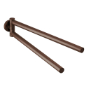 Herzbach LIVING Handtuchhalter 340mm zweiteilig Copper Steel