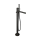 Herzbach DESIGN iX PVD Wanneneinlaufsäule Black Steel
