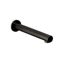 Herzbach DESIGN iX PVD Wandauslauf 210mm rund gerade Black Steel