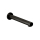 Herzbach DESIGN iX PVD Wandauslauf 210mm rund gerade Black Steel