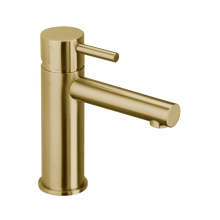Herzbach DESIGN iX PVD WT-Einlochbatt. M-Size mit Ablauf Brass Steel
