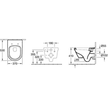 Villeroy & Boch Combi-Pack Wand-Tiefspül-WC Architectura