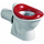 Geberit WC-Sitzring Baby rot