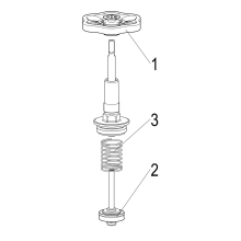 Schlösser Armaturen FETTKAMMER-OT FUER KFR-VENTIL DIN3502, STEIG.SP, DN25, 1", EPDM