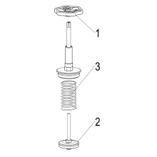 Schlösser Armaturen FETTKAMMER-OT FUER KFR-VENTIL DIN3502, STEIG.SP, DN50, 2", EPDM