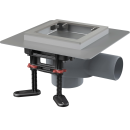 AlcaDrain Bodenablauf aus Edelstahl 130×130 mm mit...
