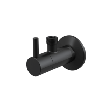 alcadrain Eckventil mit einem Filter 1/2"×3/8", Schwarz-Matt