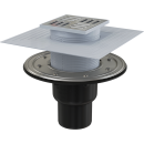 AlcaDrain Bodenablauf 105×105/50/75 mm mit einem...