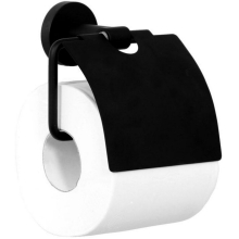 Roman Dietsche WC-Papierhalter mit Deckel Varuna Mattschwarz