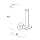 Roman Dietsche WC-Papierreserverollenhalter Varuna...