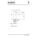 Herzbach MARE WT-Einlochbatterie M-Size ohne Ablauf Chrom