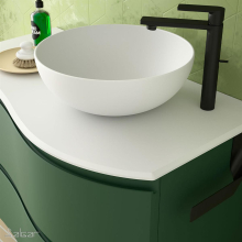 Aufsatzwaschtisch BOL SOLID SURFACE d 390 x 140 mm