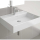 Waschtisch VENETO 610 PORZELLAN WEIß 610 x 120 x 460 mm