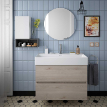 Waschtisch VENETO 810 PORZELLAN WEIß 810 x 120 x 460 mm