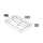 Waschtisch VENETO 810 PORZELLAN WEIß 810 x 120 x 460 mm