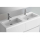 Waschtisch TOSCANA 1400 doppelt MINERALGUSS WEIß 1405 x 50 x 460 mm