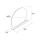 SUNRISE Spiegel 800 Rounder Wandspiegel mit Abstellbord, mit LED-leuchte