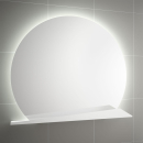 SUNRISE Spiegel 1000 Rounder Wandspiegel mit LED-leuchte