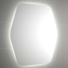 Spiegel ORGANIC 800 mit Led-Leuchte (4, 4 W/m - 4000ºK.) IP44 800 x 1000 mm