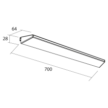 BOREAL Leuchte 700 WEIß, LED-Leuchte