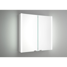 Spiegelschrank ALLIANCE 700 2 Spiegeltüren doppelt verspiegelt inkl. Schalter und Steckdose und mit seitlichem LED-Licht(22W) 730 x 650 x 150 mm