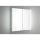 Spiegelschrank ALLIANCE 700 2 Spiegeltüren doppelt verspiegelt inkl. Schalter und Steckdose und mit seitlichem LED-Licht(22W) 730 x 650 x 150 mm