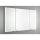 Spiegelschrank ALLIANCE 900 3 Spiegeltüren doppelt verspiegelt inkl. Schalter und Steckdose und mit seitlichem LED-Licht(21.5W) 930 x 650 x 150 mm