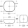 Beitz & Walz AqvaCeramica Aufsatzbecken "SlimRim" 420 x 420 mm mattschwarz