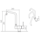 Beitz & Walz AQVAKITCHEN Spültisch Ehm. Hebel...
