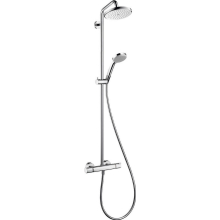 hansgrohe Croma 220 Showerpipe mit Brausearm 40 cm, schwenkbar