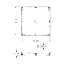 Montagerahmen SF Universal 120/120