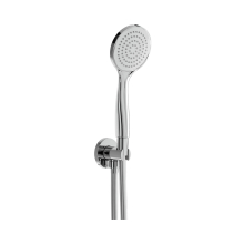 Herzbach LIVING SPA Wannenset ABG Halter rund Handbrause 100mm 1600mm Chrom