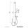 Herzbach LIVING SPA Wandstangenset Slide S 900mm Handbrause 100mm Multi Chrom