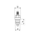 Schlösser Armaturen SANITAER-OBERTEIL DN10, 3/8"