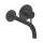 Herzbach DEEP BLACK Waschtisch-Wandbatterie Farbset 240mm Schwarz matt